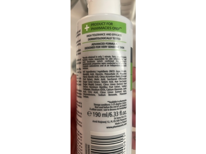 Pharmaceris T-Zone Oily & Acne Skin Solution, 6.33 fl oz/190 mL