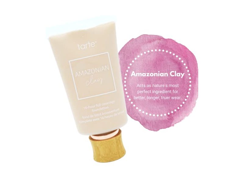 Tarte Amazonian Clay Foundation, 14 N Ivory, 1.7 fl oz/50 mL