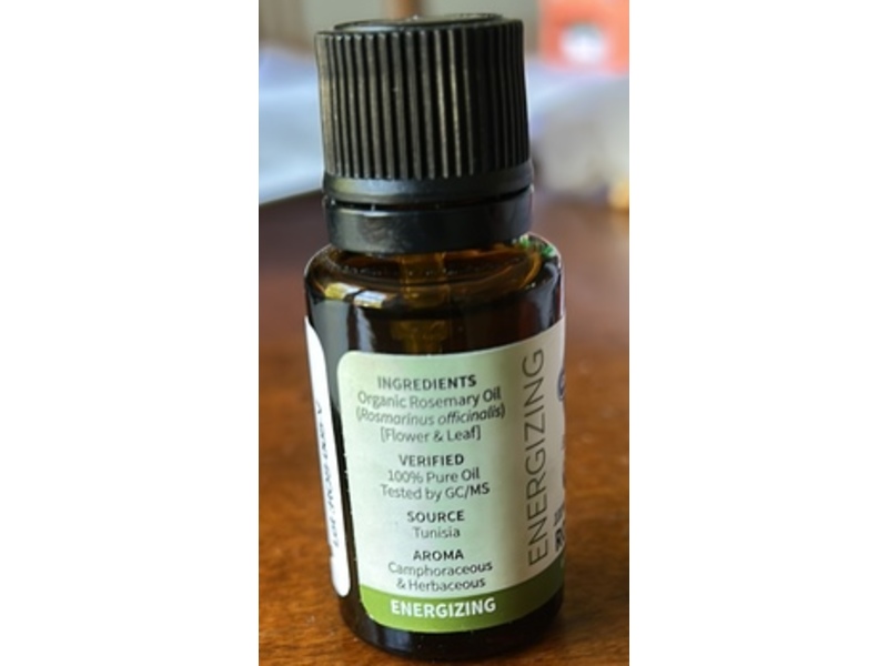 Garden Of Life Energizing Essential Oils, Rosemary, 0.5 fl oz/15 ml