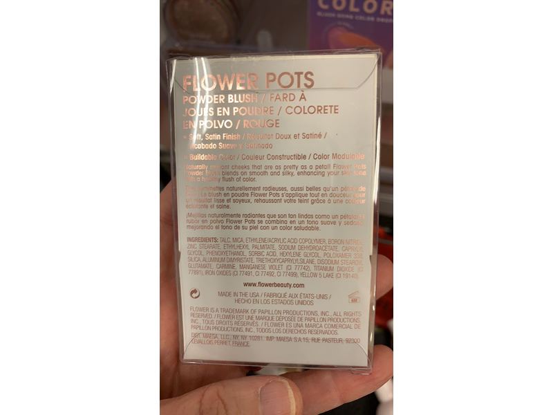 Flower Pots Powder Blush , Spiced Petal, 0.2 oz/6 g