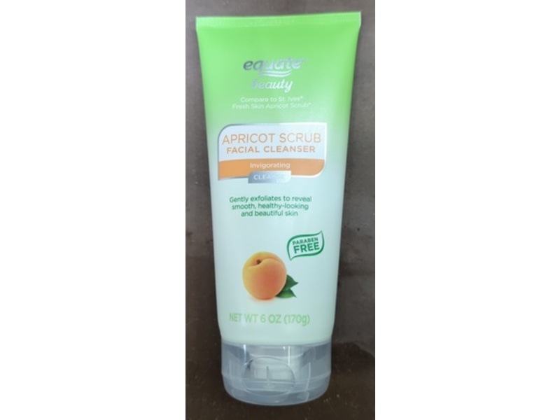 Equate Beauty Facial Cleanser Scrub, Apricot, 6 oz/170 g