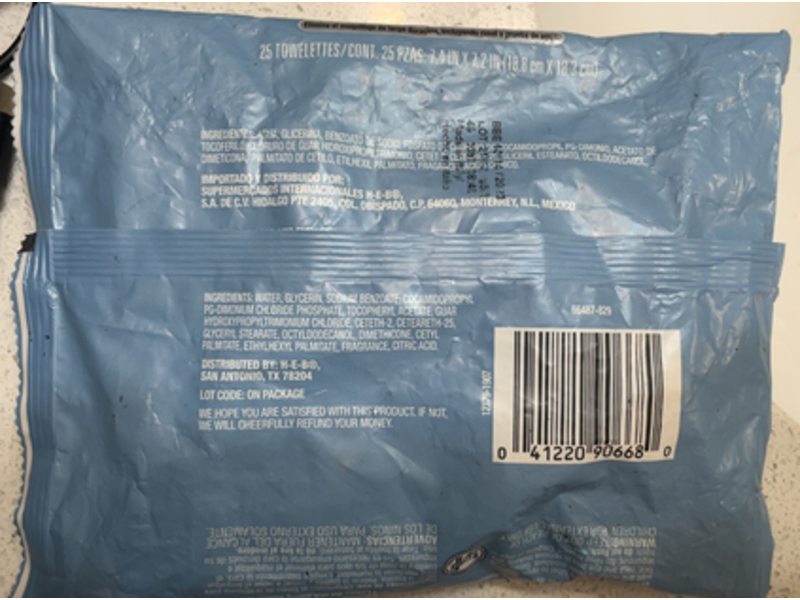 Hill Country Essentials Makeup Remover Towelettes, 25 Count