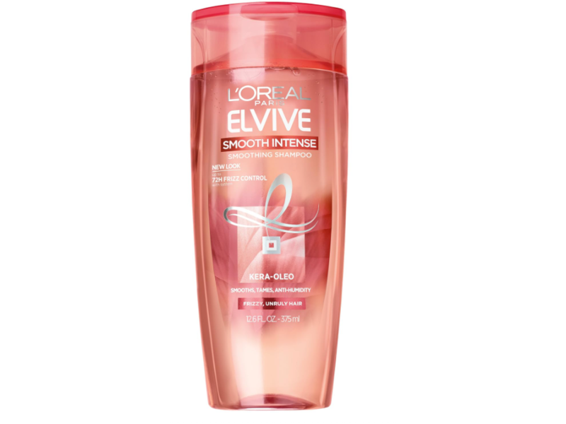 L'Oreal Paris Elvive Smooth Intense Smoothing Shampoo, 12.6 fl oz/375 mL