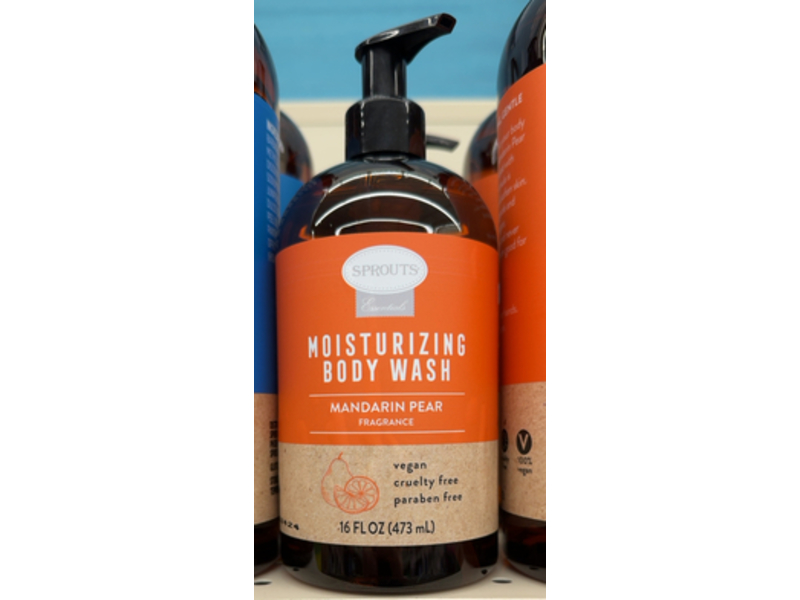 Sprouts Moisturizing Body Wash, Mandarin Pear, 16 fl oz/473 mL