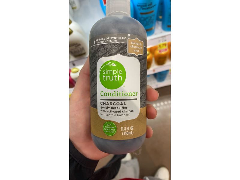 Simple Truth Conditioner, Charcoal, 11.8 fl oz/350 mL