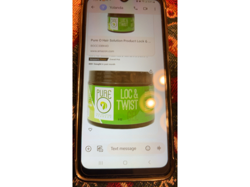 Pure O Lock & Twist Hair Gel, 8 fl oz