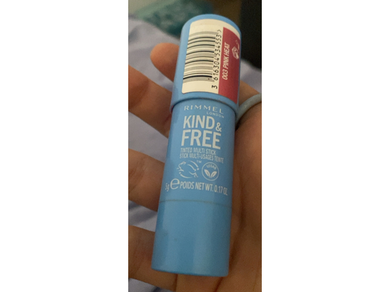 Rimmel London Kind & Free Tinted Multi Stick, 003 Pink Heat, 0.17 oz / 5 g