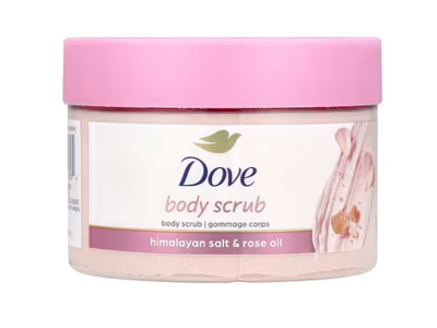 Dove Body Scrub, Himalayan Salt & Rose Oil, 10.5 oz/298 g
