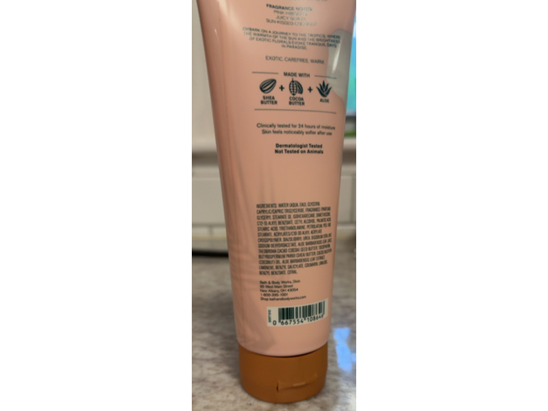 Bath & Body Works Ultra Shea Body Cream, Hibiscus Paradise, 8 oz/226 g