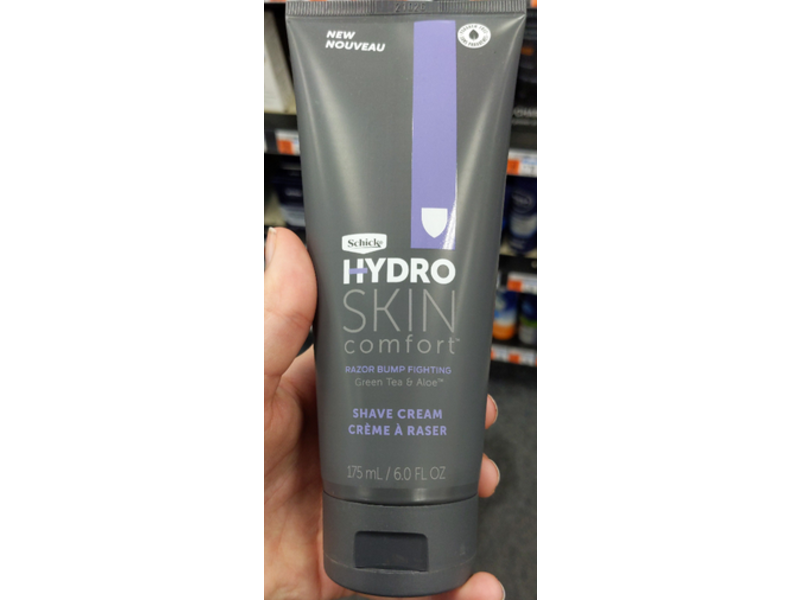 Schick Hydro Skin Comfort Shave Cream, Green Tea & Aloe, 6 fl oz/175 mL, Pack Of 2
