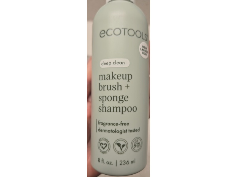 EcoTools Makeup Brush + Sponge Shampoo, 8 fl oz/236 mL