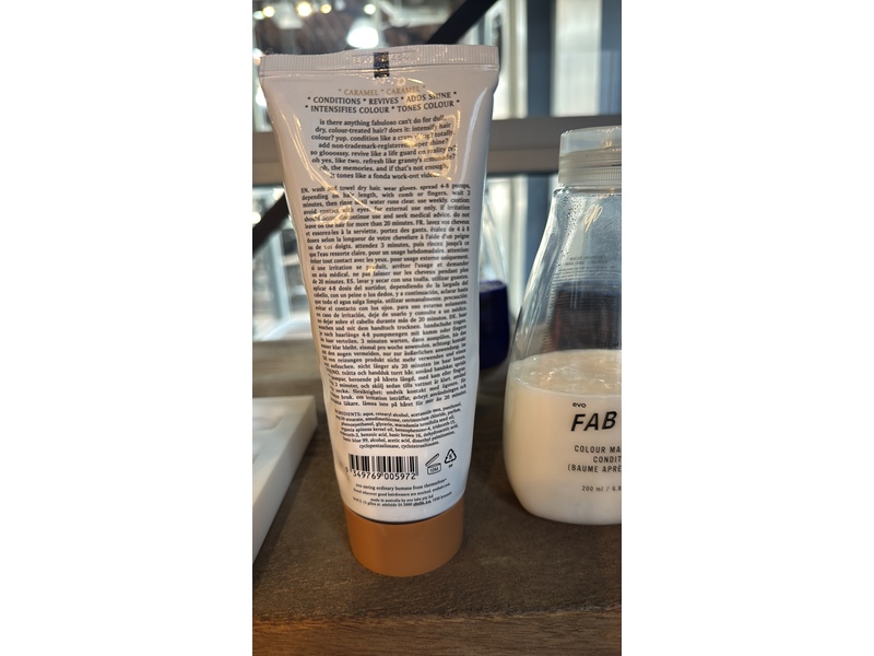 Evo Fabuloso Caramel Colour Intensifying Conditioner, 7.5 fl oz/220 mL