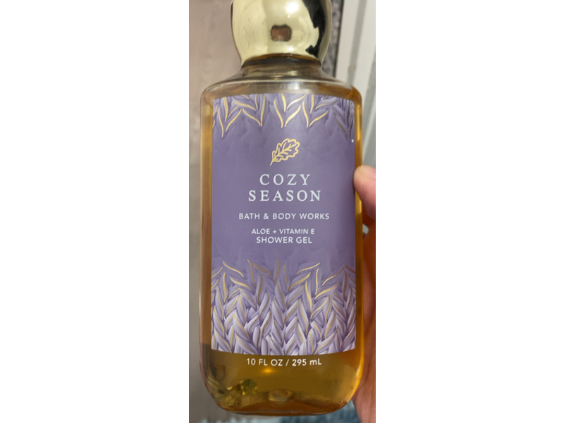 Bath & Body Works Cozy Season Shower Gel, Aloe + Vitamin E, 10 fl oz/295 mL
