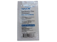 Major Pharmaceuticals Ointment, Bacitracin, 0.03 oz/0.9 g - thumbnail 1