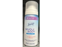 Secret Whole Body Cooling Deodorant Spray, Peach + Vanilla Blossom, 1 oz/28 g - Image 3