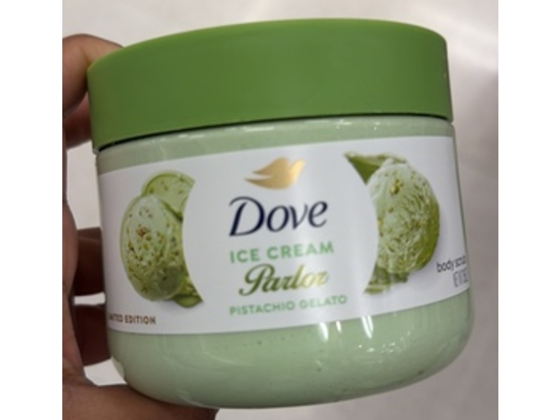 Dove Ice Cream Parlor Body Scrub, Pistachio Gelato