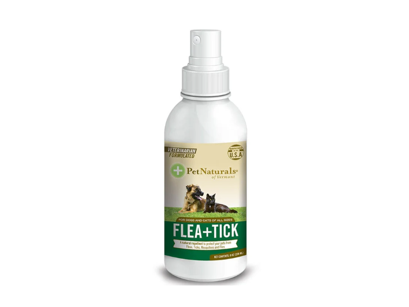 Pet Naturals Flea + Tick Spray, 8 oz/236 mL