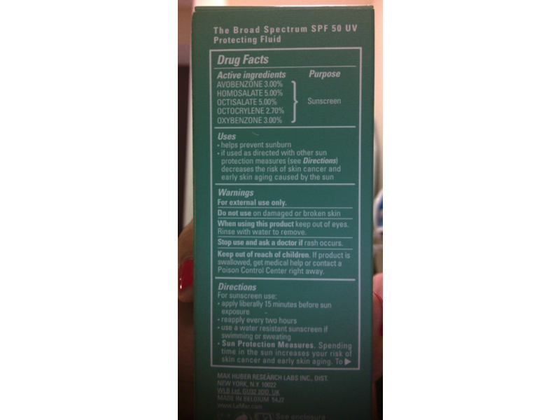 La Mer The Uv Protecting Fluid, SPF 50, 1.7 fl oz/50 ml