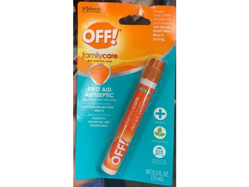 Off! Family Care First Aid Antiseptic, 0.5 fl oz/15 mL