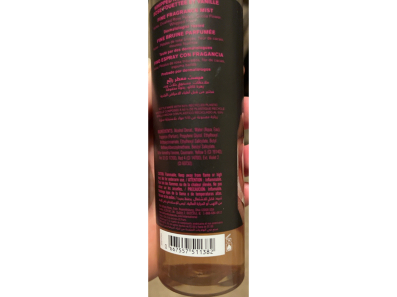 Bath & Body Works Fine Fragrance Mist, Whipped Rose & Vanilla, 8 fl oz/236 mL