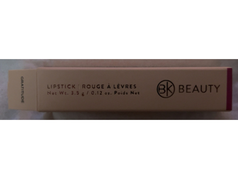 BK Beauty Lipstick, Gratitude, 0.12 oz/3.5 g