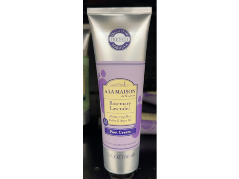 A La Maison De Provence Foot Cream, Rosemary Lavender, 5 fl oz/150 mL