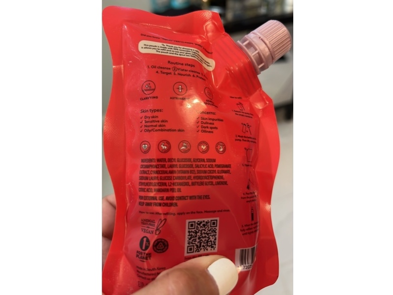 Yepoda The Bubble Double Refill Cleansing Foam, 4.22 fl oz/120 mL