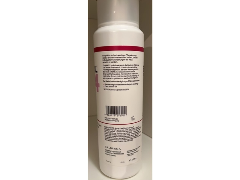 Excipial U Lipolotio, 4% Urea, 16.9 fl oz/500 mL