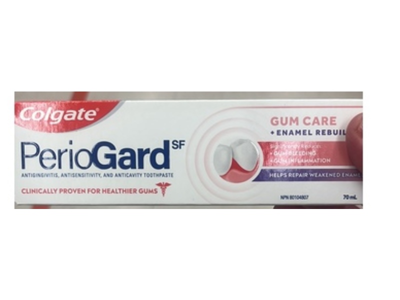 Colgate PerioGard Gum Care + Enamel Rebuilding Toothpaste, 70 mL