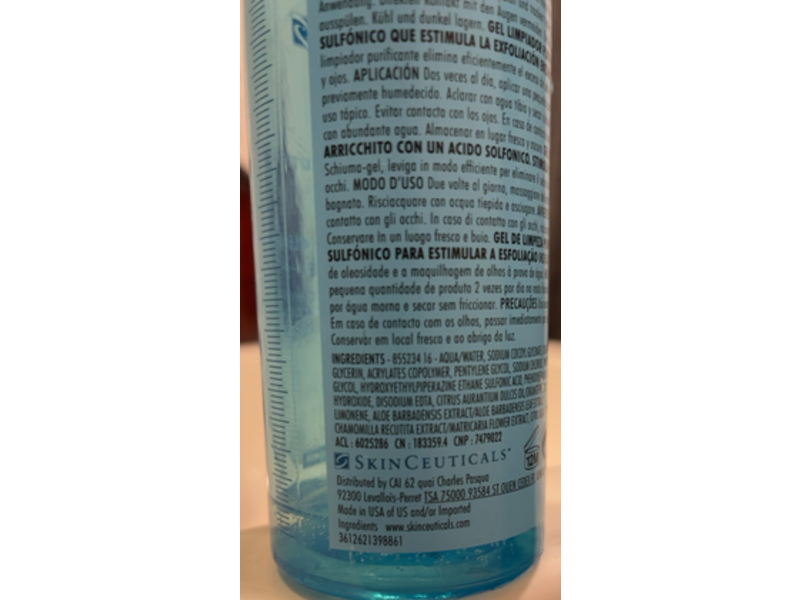 SkinCeuticals Simply Clean Gel Refining Cleanser, 6.8 fl oz/200 mL