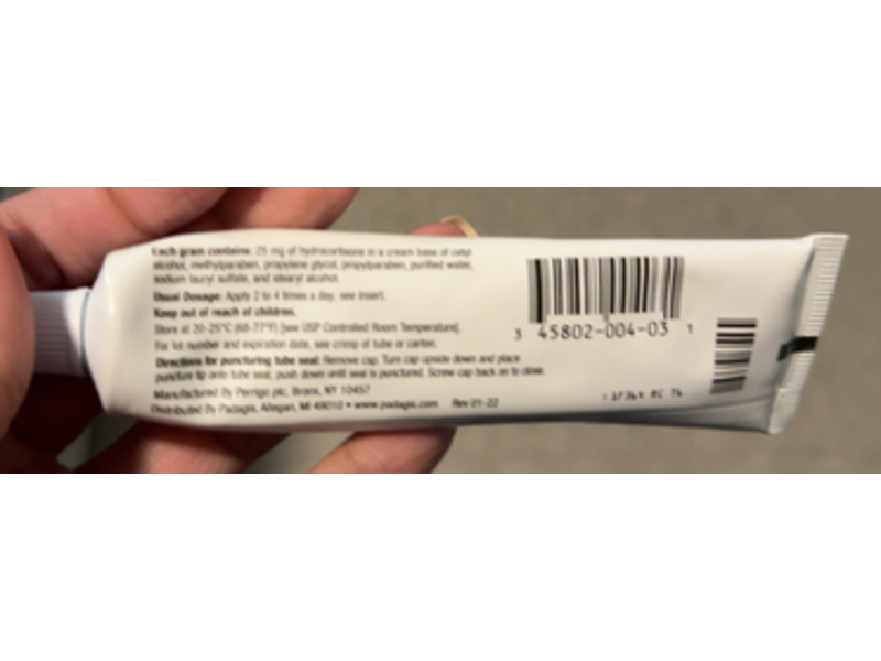 Hydrocortisone Cream 2.5%, 28 g, Padagis (Rx)