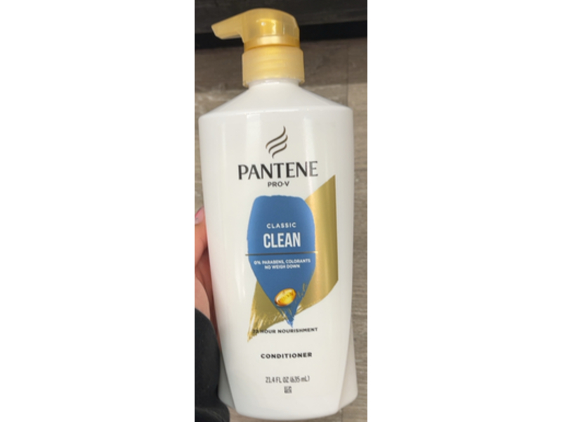 Pantene Pro-V 72H Nourishment Conditioner, Classic Clean, 21.4 fl oz/635 mL