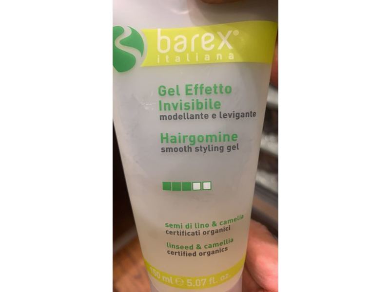 Barex Italiana Smooth Styling Gel, Linseed & Camelia, 5.07 fl oz/180 mL