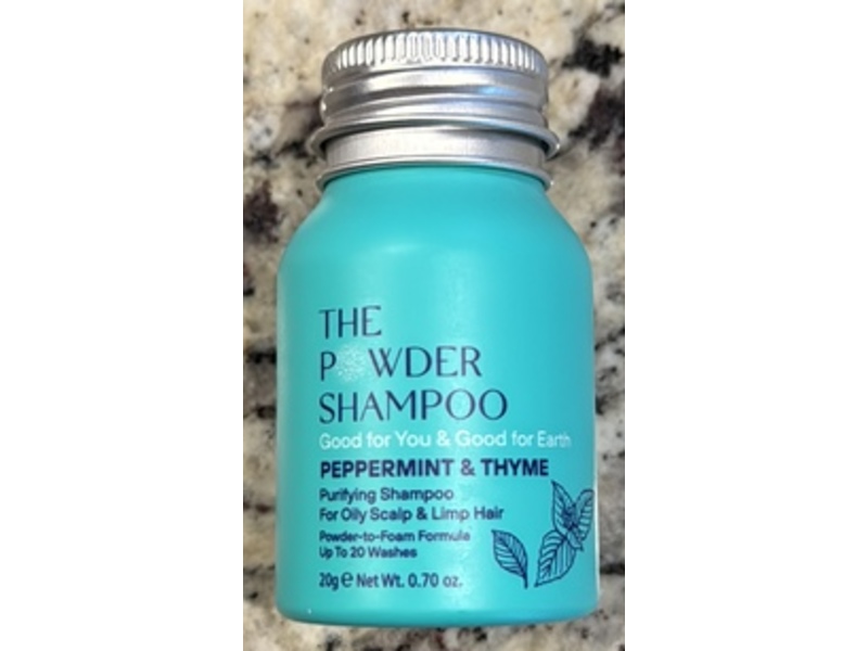 The Powder Shampoo, Peppermint & Thyme, 0.70 oz/20 g