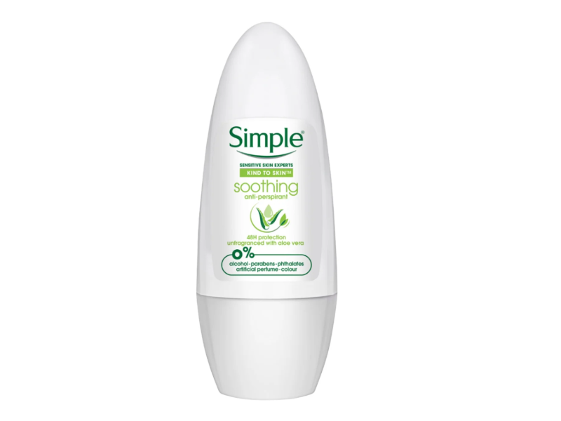 Simple Soothing Anti-Perspirant, 45 mL