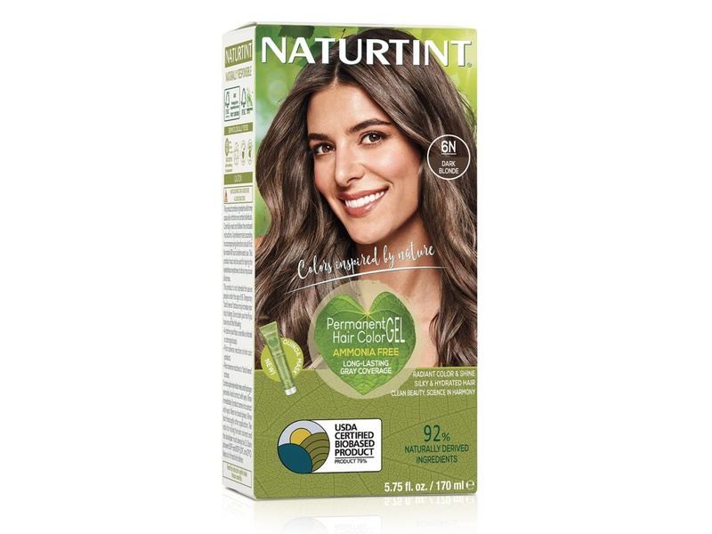 Naturtint Permanent Hair Color, 6N Dark Blonde, 5.75 fl oz/170 mL, COLOR & DEVELOPER ONLY