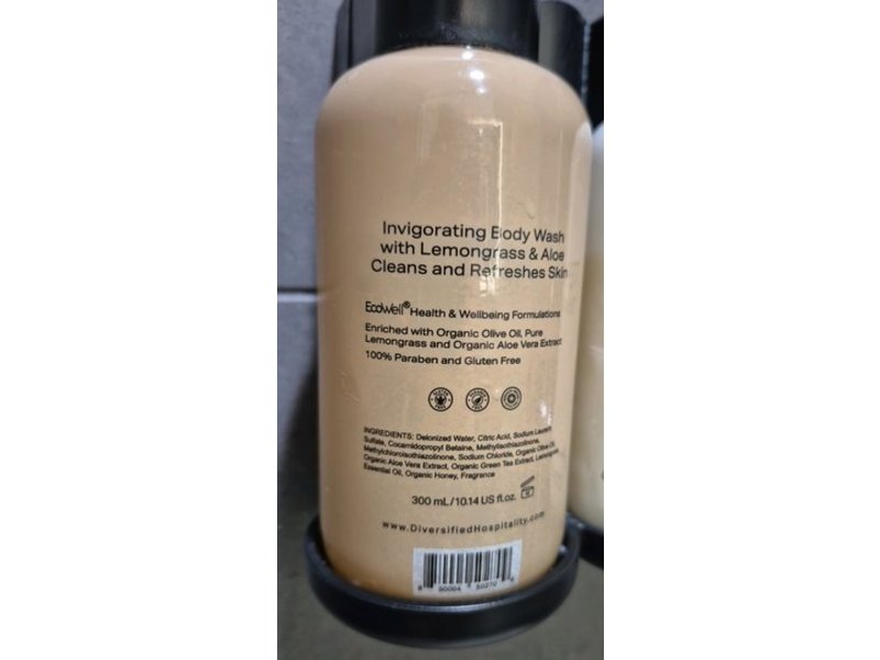 Terra Pure Body Wash, Green Tea & Lemongrass, 10.14 oz/300 mL