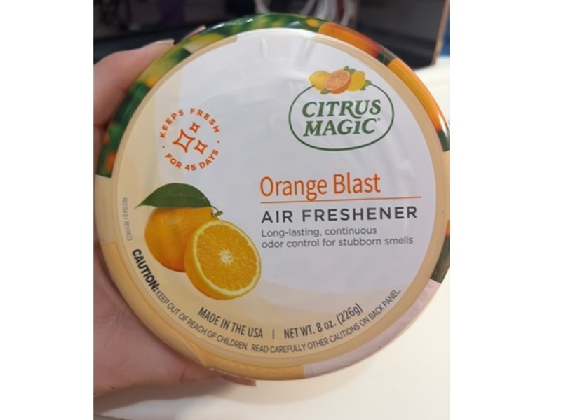 Citrus Magic Solid Air Freshener, Orange Blast, 8 oz/226 g