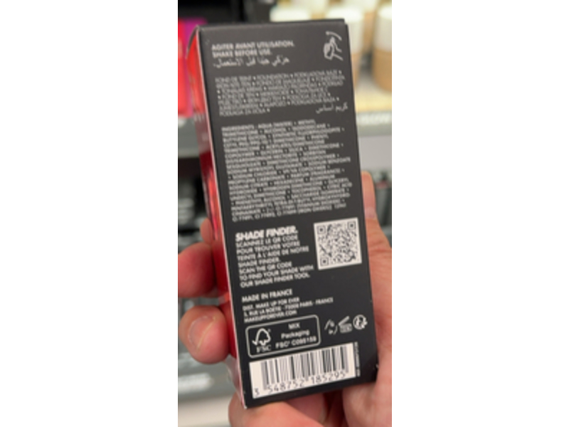 Make Up For Ever HD Skin Undetectable Stay-True Foundation, 2R28, 1.01 fl oz/30 mL