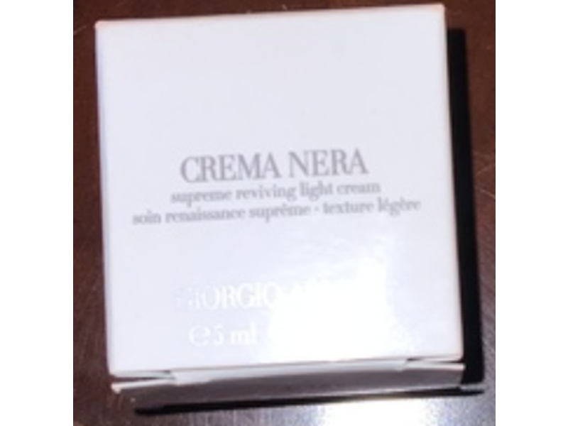 Giorgio Armani Crema Nera Supreme Reviving Light Cream, 0.6 fl oz/5 mL