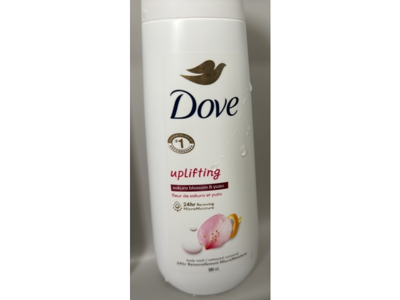 Dove Uplifting Body Wash, Sakura Blossom & Yuzu, 591 mL
