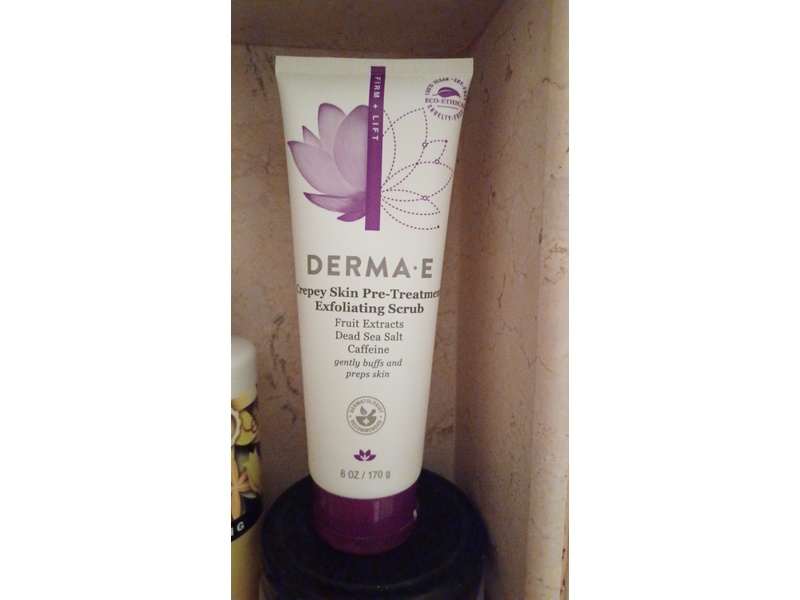 Dermae Crepey Skin Pre-Treatment Exfoliating Scrub, 6 oz/170 g