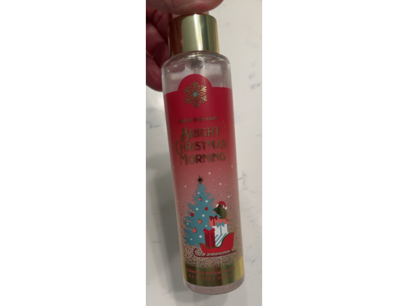 Bath & Body Works Bright Christmas Morning Diamond Shimmer Mist, 4.9 fl oz/145 mL