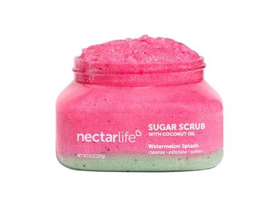 Nectarlife Coconut Oil Sugar Scrub, Watermelon Splash, 8 oz/227 g