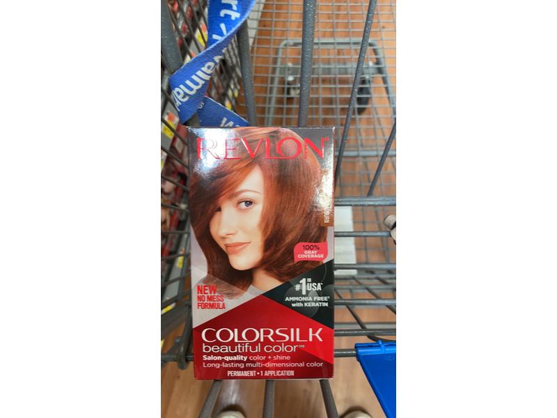 Revlon Colorsilk Beautiful Color Long Lasting Permanent Hair Color, 1 Application 42 Medium Auburn