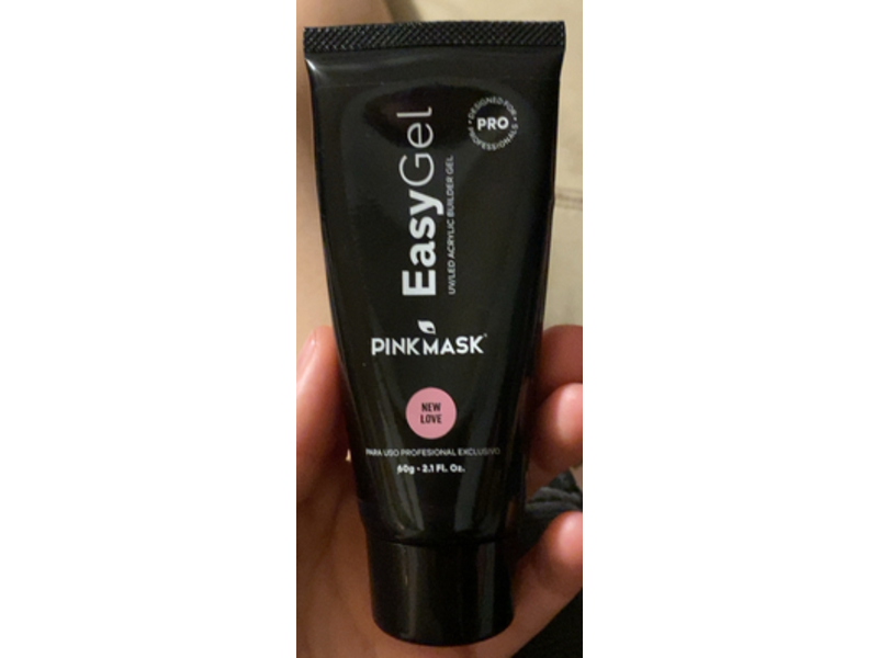 Pink Mask Uv/Led Acrylic Builder Gel, New Love, 2.1 fl oz/60 g