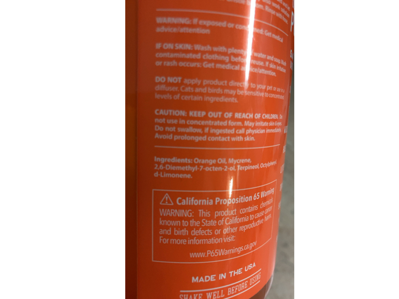 Angry Orange Pet Odor Eliminator, 24 fl oz/710 mL