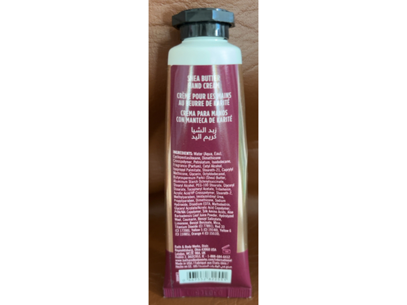 Bath & Body Works Hand Cream, Shea Butter, 1 oz/29 mL