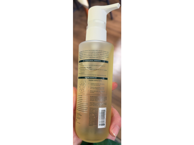 Prequel Pre-Gleanse Cleansing Oil, Cica Oil, Linoleic Acid, Linolenic Acid & Rice Bran Oil, 6.5 fl oz/193 mL