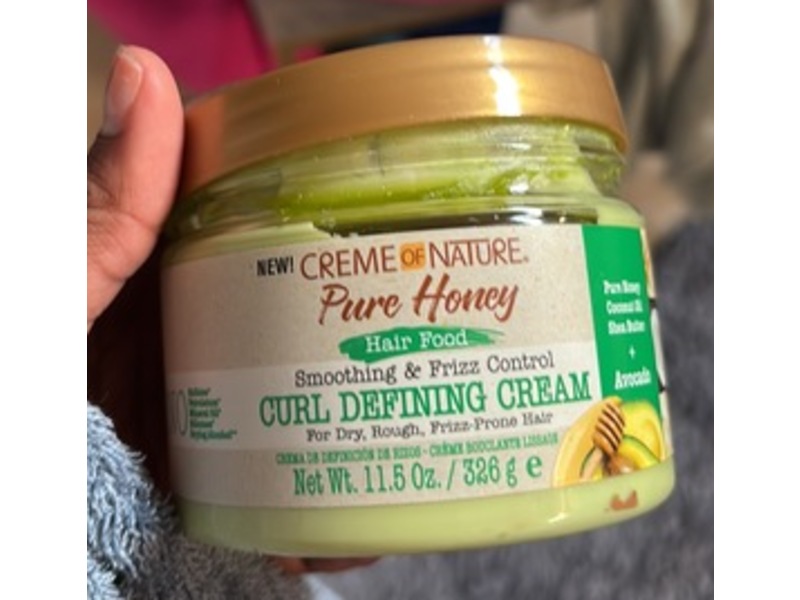 Creme of Nature Pure Honey Curl Defining Cream, Avocado, 11.5 oz/326 g